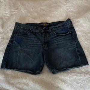 Lucky Brand Women's Dark Blue Jean Shorts